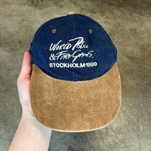 Vintage 1999 World Police & Fire Games hat